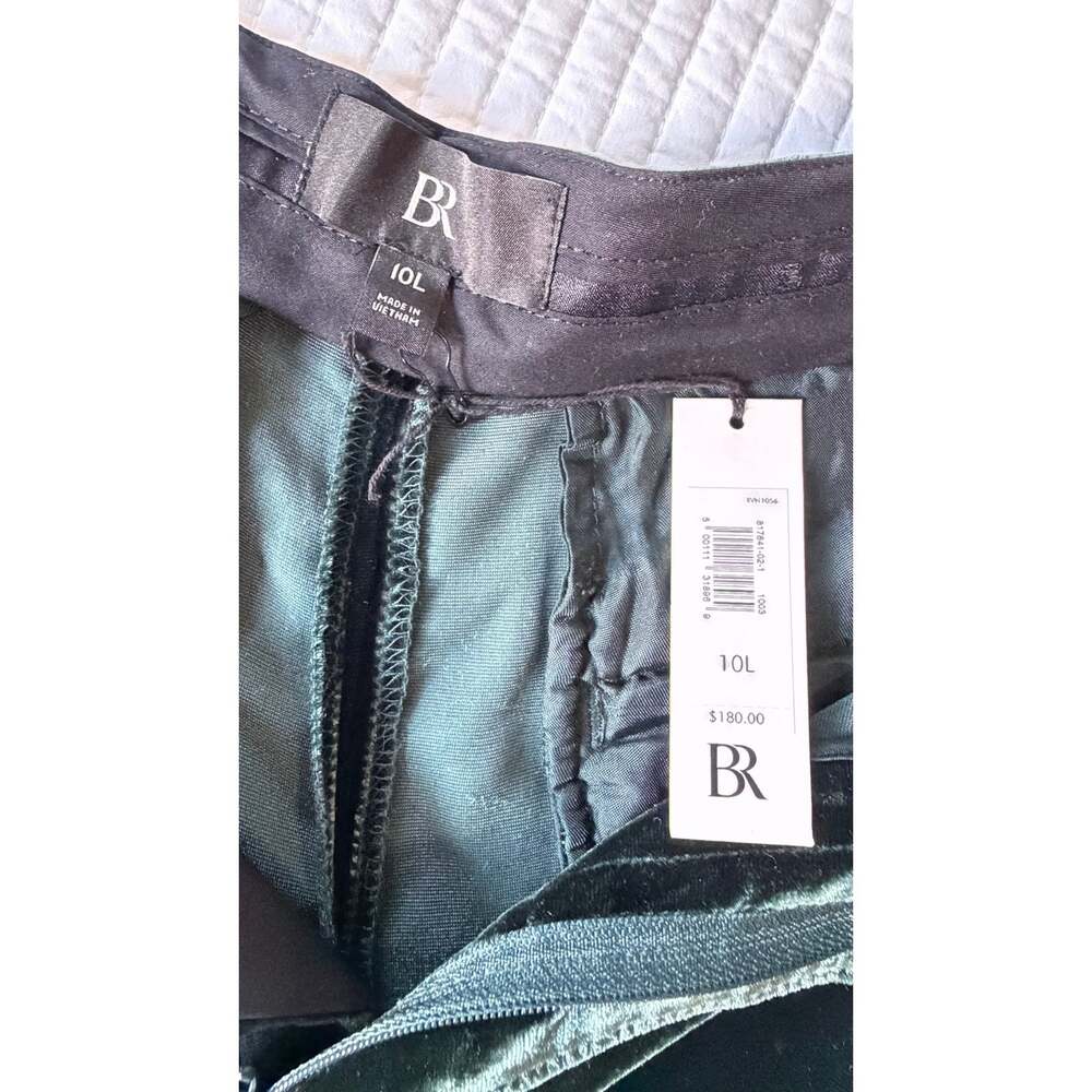 NWT Banana Republic Velvet Blazer & Pants Suit Set Green $460 Size 10/10L - Picture 12 of 13